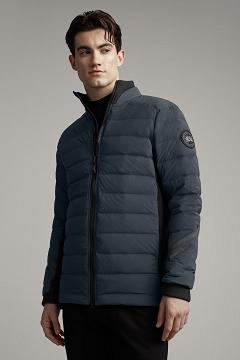 Chamarras Canada Goose Hombre México - HyBridge Chaqueta De Plumas Black Label Grises WI3291458